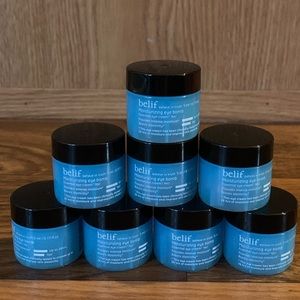 NWOB - (8) Belif Moisturizing Eye Bomb Eye Cream 5 ml jars.
